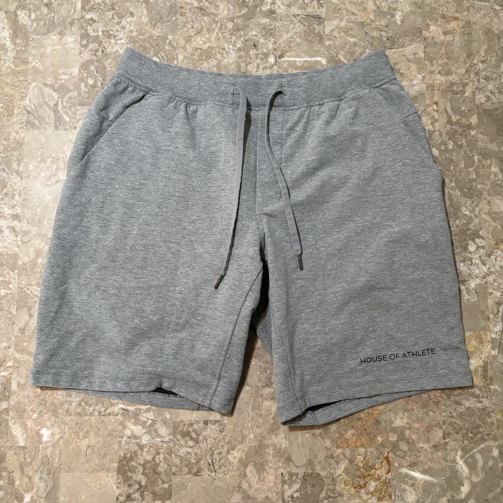 Lululemon Shorts Mens XL Grey City Sweat 9" House Of Athlete Gym Lounge